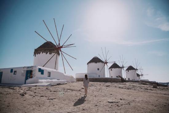 Mykonos windmills